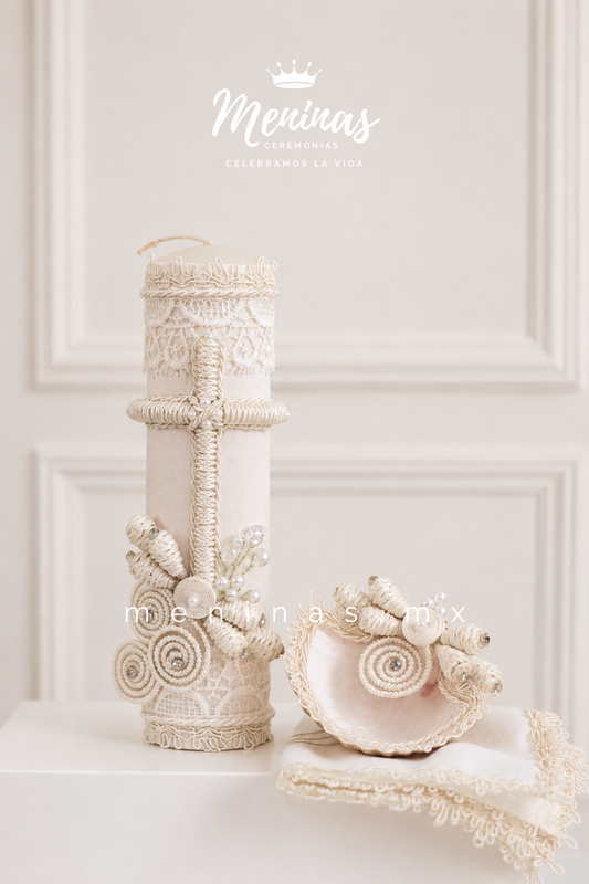 Velas de bautizo de niño