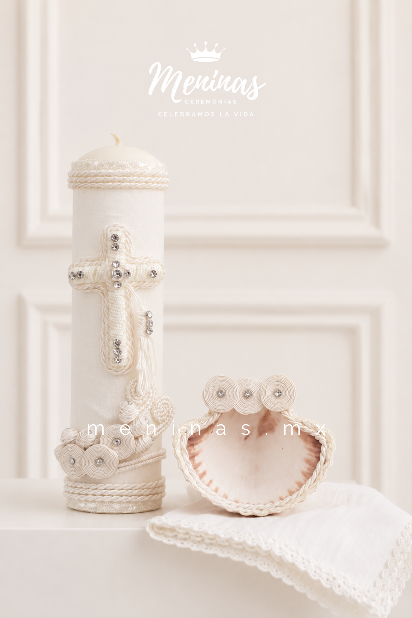 Velas de bautizo de niño